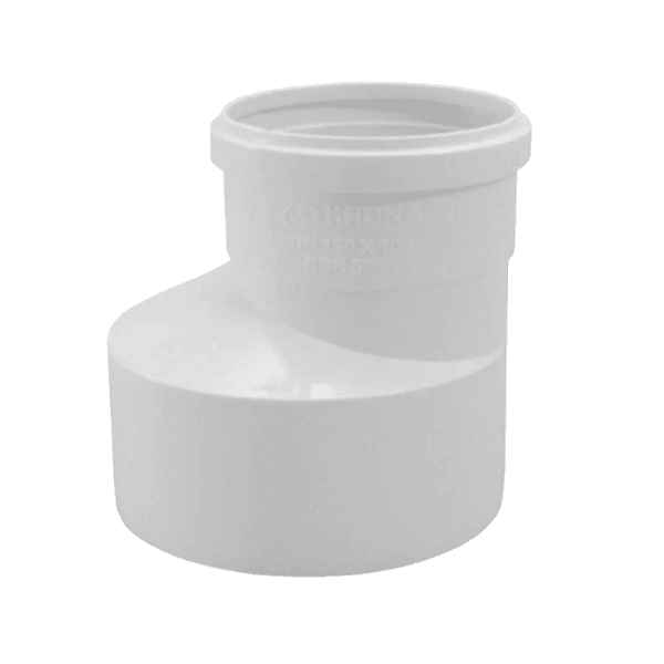 Redução Excentrica Esgoto Krona Dn 100mm X 75mm (4/3)