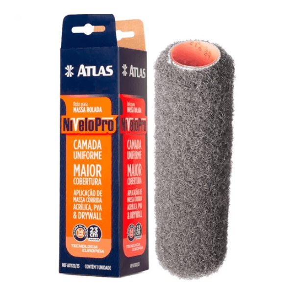 Rolo para Massa Rolada NívelPro Atlas 23 cm