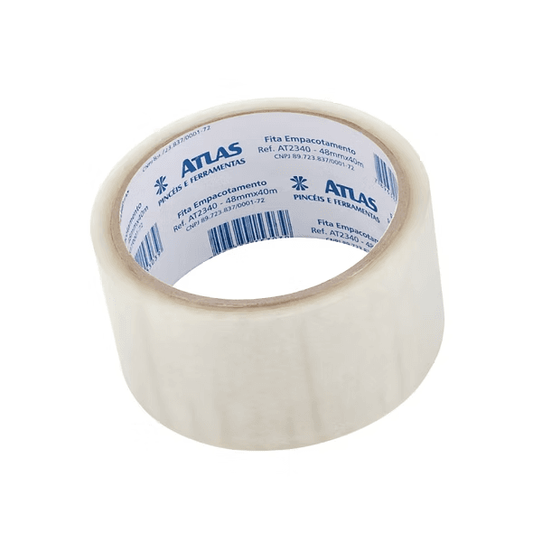 Fita Adesiva de Empacotamento Transparente Atlas 48mm x 40m