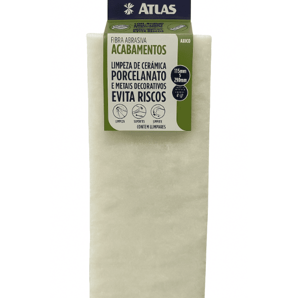Lixa de Fibra Atlas para Acabamentos 115 x 290 mm