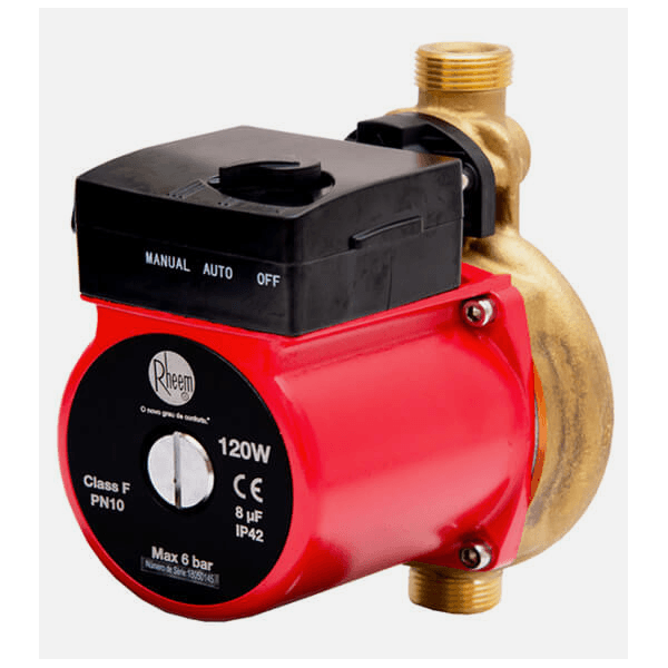 Pressurizador para Aquecedor de Água a Gás 220V 350W Rheem
