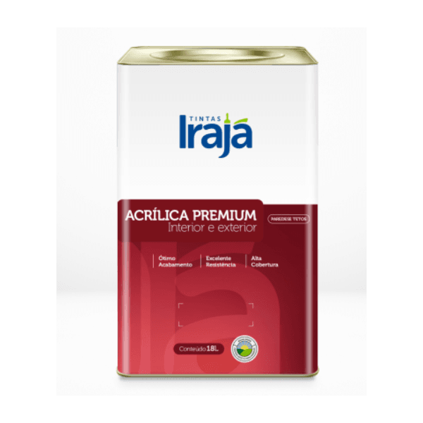 Tinta Acrílica Premium Irajá Branco Neve 18 Litros