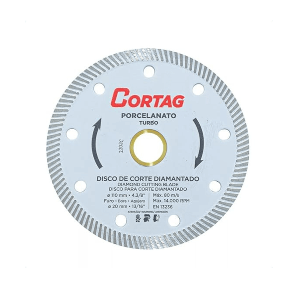 CORTAG DISCO DIAMANTADO PORCELANATO