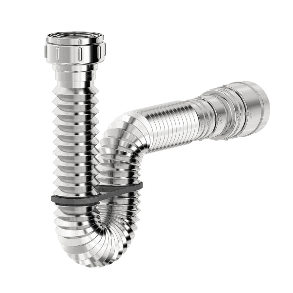 Sifão Sanfonado Flexível para Pia/Lavatório/Tanque 7154 Cromado Censi - 92755