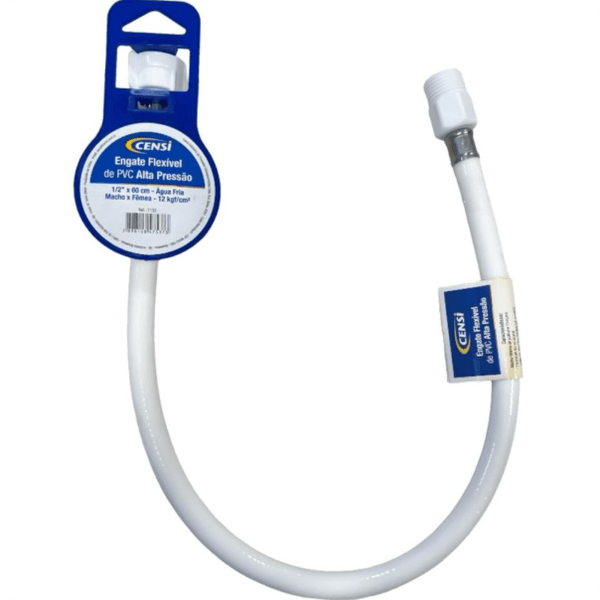 Engate Flexível de PVC Macho X Fêmea 1/2" X 60cm Censi