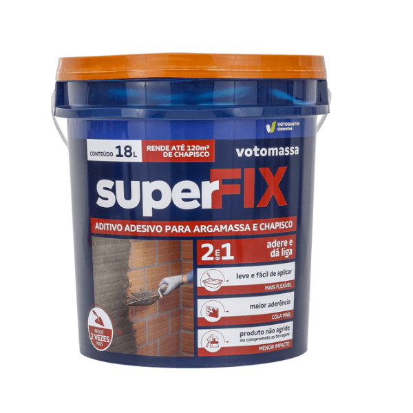 Aditivo para Argamassa e Chapisco Votorantim Superfix Branco 18L 
