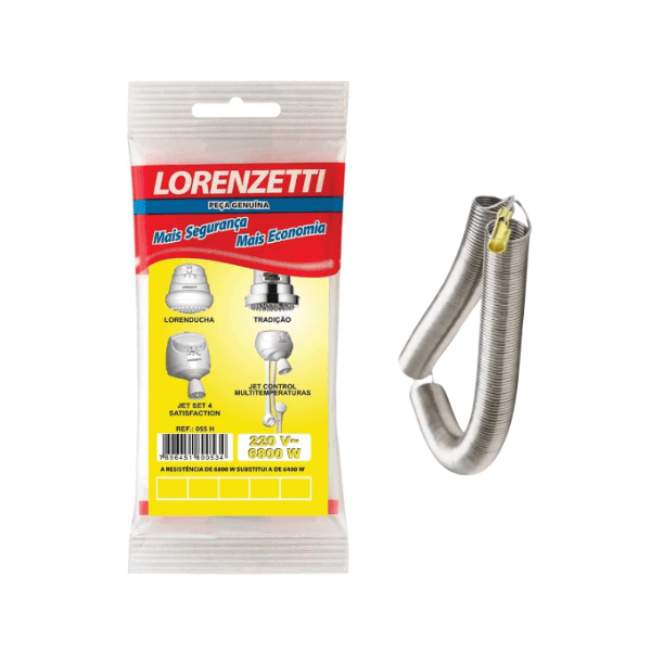 Resistência Chuveiro Tradição 055H Lorenzetti 220v 6800w