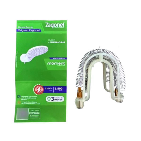Resistência Ducha Moment 4T Zagonel 220v 6800w
