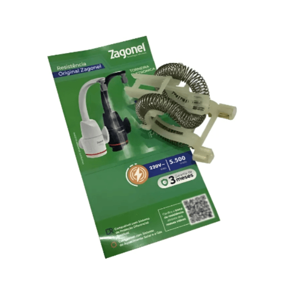 Resistência Torneira Prima Touch Zagonel 220v 5500w