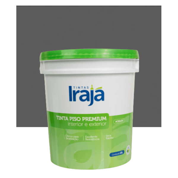 Tinta Piso Premium Irapiso Cinza Iraja 18L
