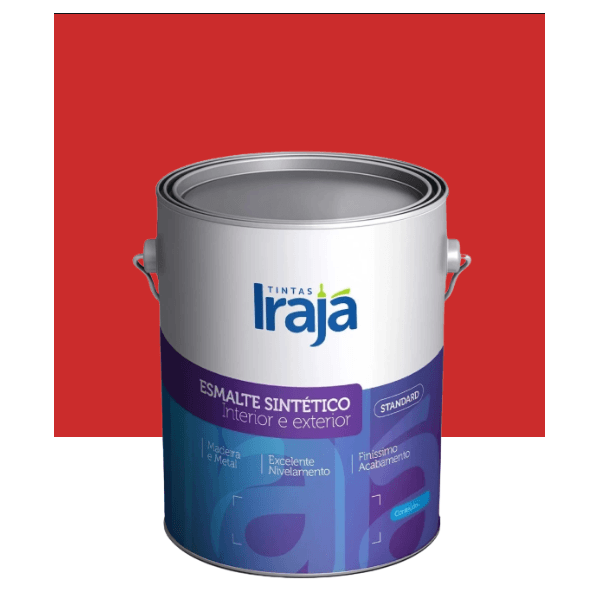 Tinta Esmalte Sintético Standard Vermelho Irajá 3,6 L