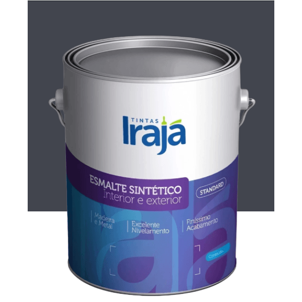 Tinta Esmalte Sintético Standard Grafite Escuro Irajá 3,6 L