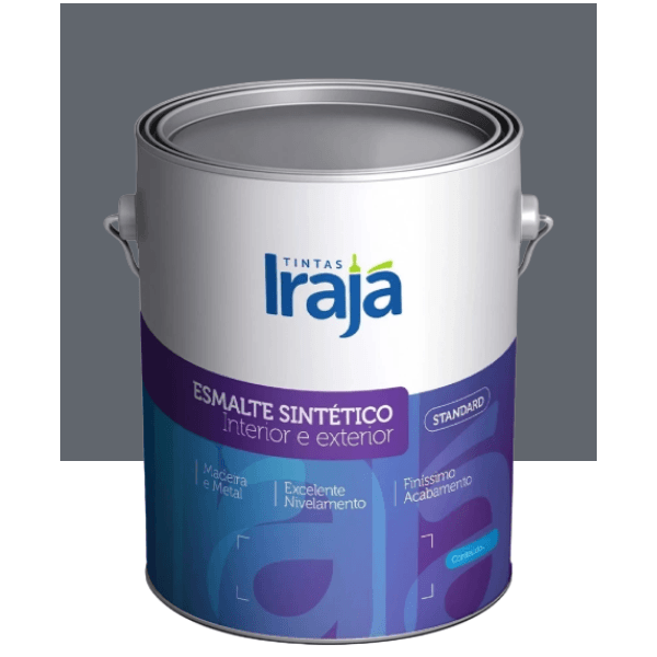 Tinta Esmalte Sintético Standard Grafite Claro Irajá 3,6 L