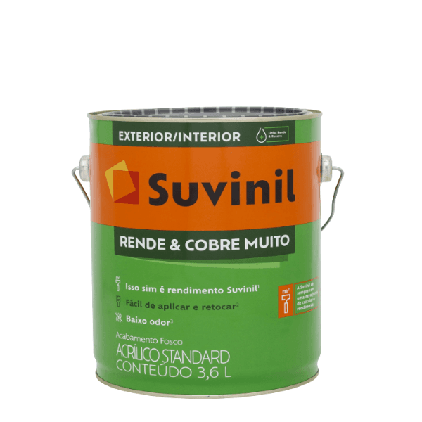 Tinta Suvinil Rende e Cobre Muito Branco 3,6L