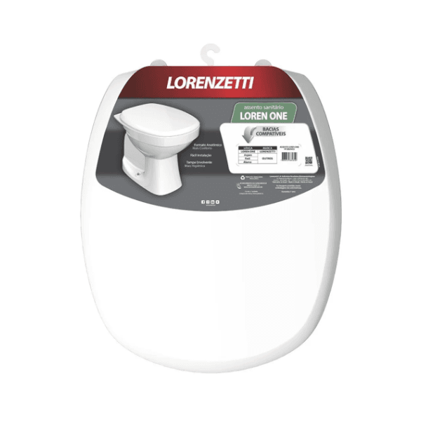 Assento Sanitário P/ Bacia Lorenzetti Loren One Branco