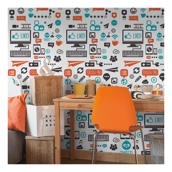Wallpaper Papel De Parede Adesivo Online Inter Adesivos Decorativos HD