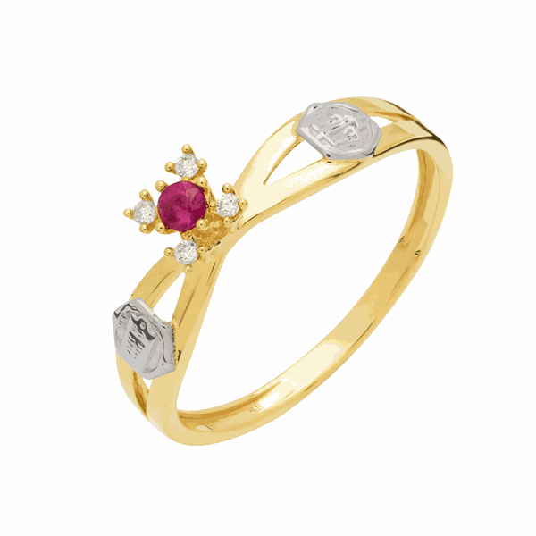 Anel De Formatura Fisioterapia Feminino Chuveiro Anel Formatura Ouro 18k Micheletti Joias