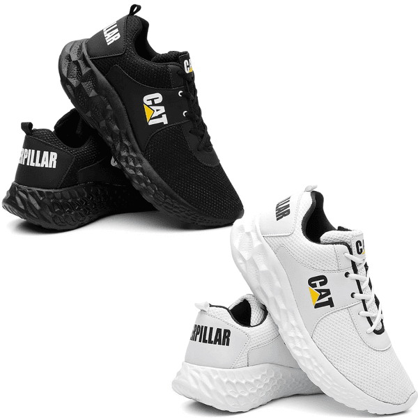 Tênis Caterpillar Azul e Moletom Preto