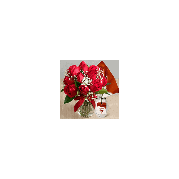 Surpresa de Páscoa para Namorada - Rosas Vermelhas