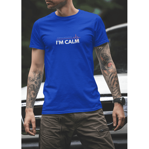 Camiseta Preta Masculina Básica 100% Algodão Calmaria Azul ...