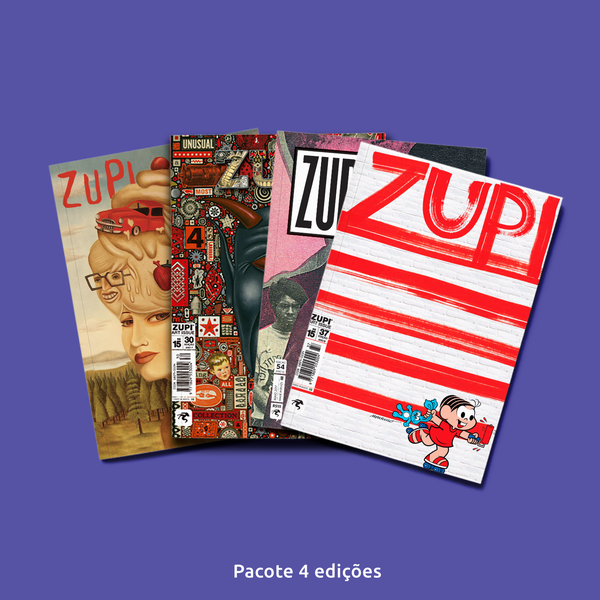 Pacote 4 Edições Revista Zupi