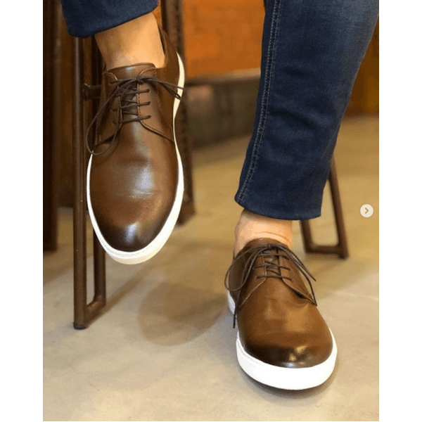 Sapato Casual Masculino CNS Whisky | CNS Calçados
