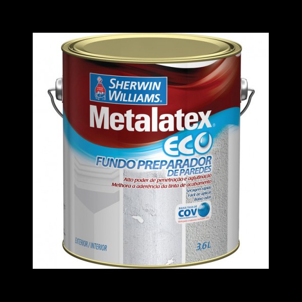 Fundo Preparador De Paredes 3 6l Metalatex Eco Construtintas