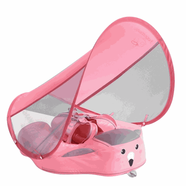 Colete Flutuador de Torax Infantil com Cobertura - 3 à 24 meses Rosa