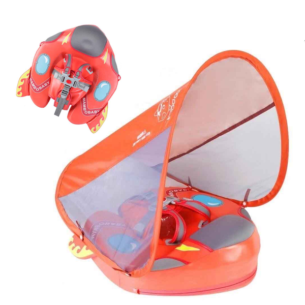 Colete Flutuador de Torax Infantil com Cobertura - 3 à 24 meses Laranja