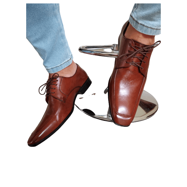 Sapato Social Masculino Madri Whisky - ENURI - Calçados Masculinos