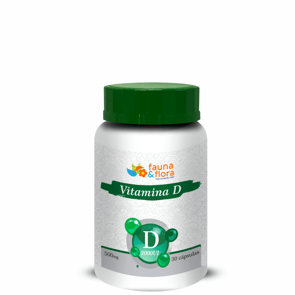 Vitamina D 500mg 30 cápsulas