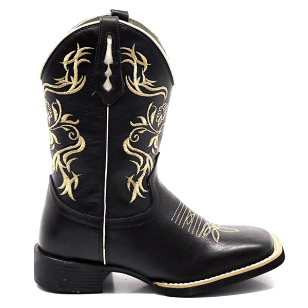botas texana preta