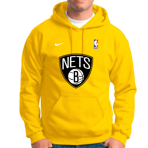 brooklyn nets crown moletom com capuz