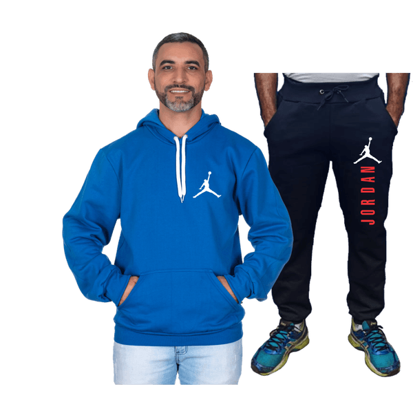 moletom jordan azul