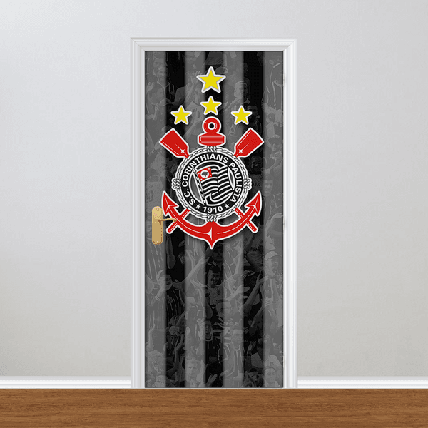 Adesivo Para Porta Corinthians Inter Adesivos Decorativos Selecionamos mais de 60 inspirações de papel de parede para quarto masculino de vários estilos. adesivo para porta corinthians