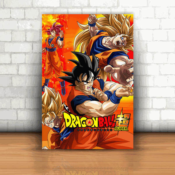 Placa Decorativa - Dragon Ball Goku Evoluções