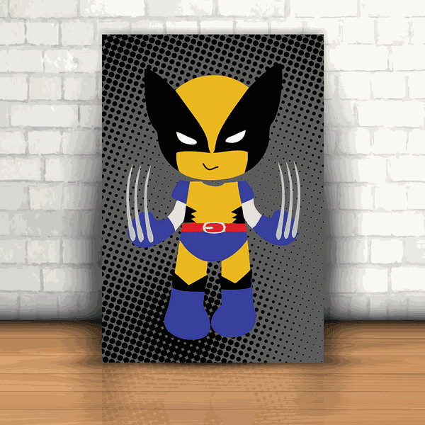 Placa Decorativa - Wolverine Kids