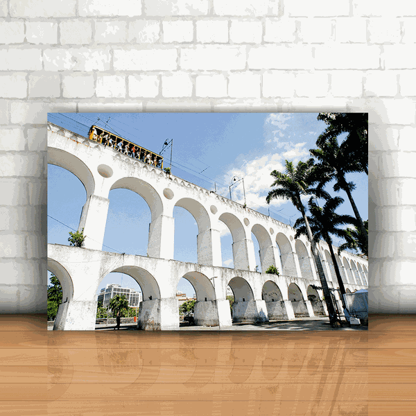 Placa Decorativa - Arcos da Lapa Rio de Janeiro