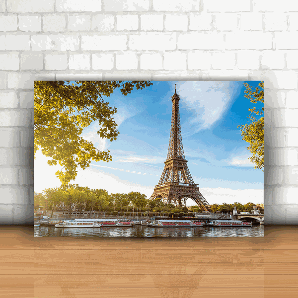 Placa Decorativa - Torre Eiffel Paris