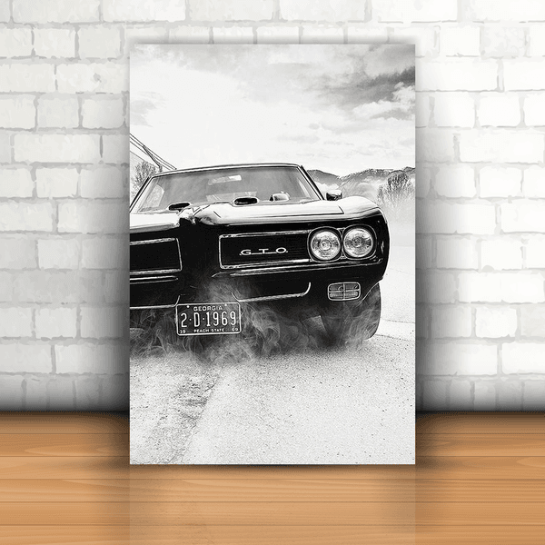 Placa Decorativa - Pontiac GTO