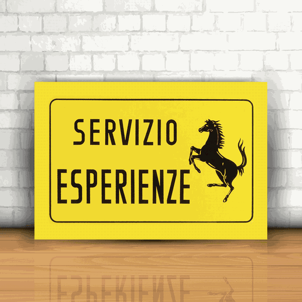 Placa Decorativa - Servizio Esperienze