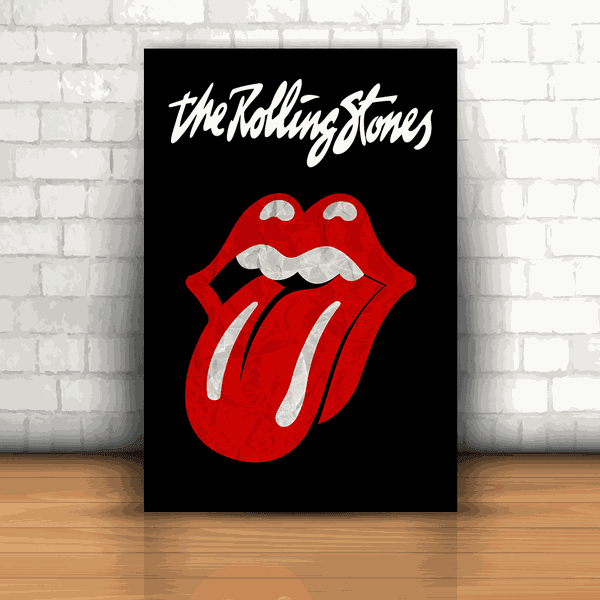 Placa Decorativa - The Rolling Stones 