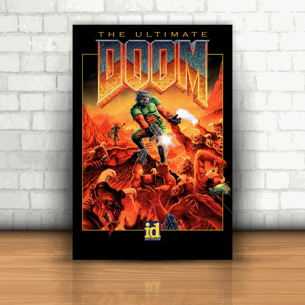 Placa Decorativa - Doom mod 03