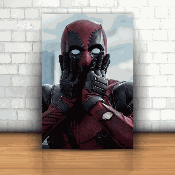 Placa Decorativa - Deadpool Mod. 14