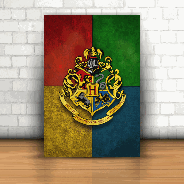 Placa Decorativa - Hogwarts Harry Potter