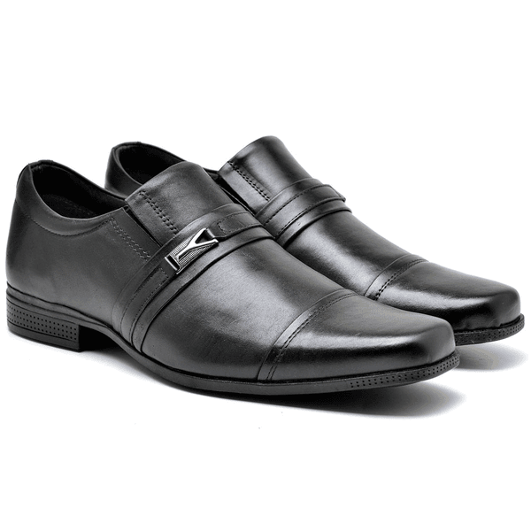 Sapato Social Couro Naturally Linha Classic gel Copia | Kauany Calçados