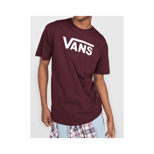 camiseta vans classic vinho