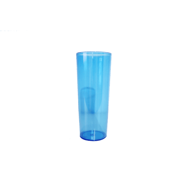 Copo Long Drink Azul - Caixa com 100 unidades