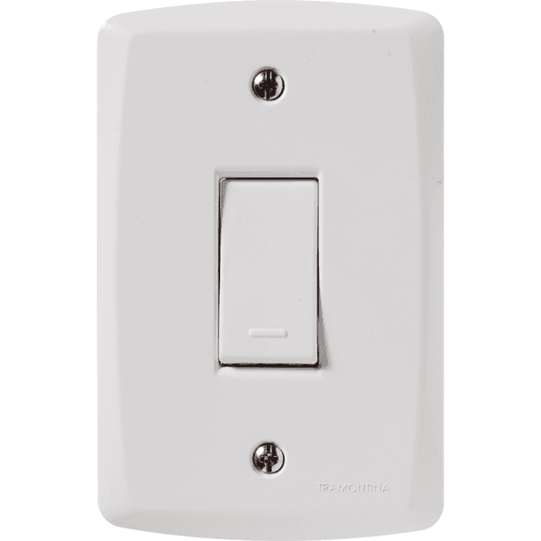 Tramontina Lux2 Interruptor Simples Branco