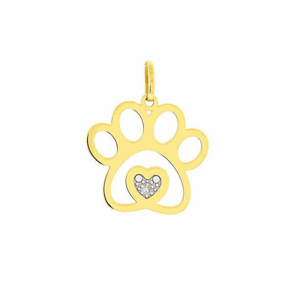 Pingente Pata De Cachorro Ouro 18k Com Brilhante Micheletti Joias Iconos gratis de pata de cachorro en varios estilos de diseño para proyectos de diseño web, móvil y gráfico. pingente pata de cachorro ouro 18k com brilhante